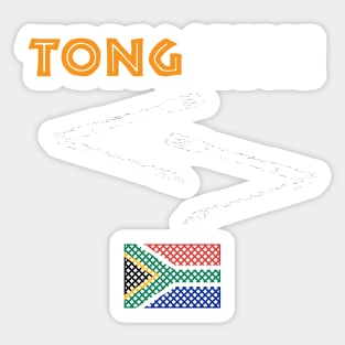 Braai Tongs South Africa Tongshui BBQ Funny Zen Sticker